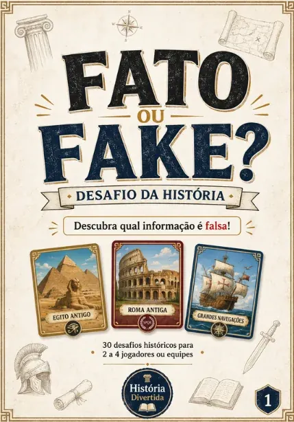 Fato ou Fake? Desafio da História - capa