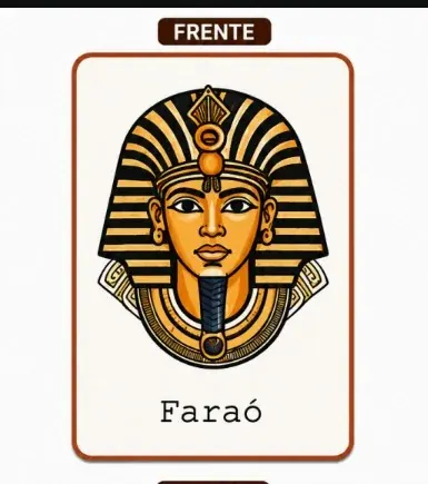 Jogo da Memória Egito Antigo - carta Faraó